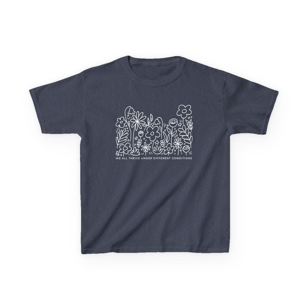 Thrive in Different Conditions — Cute Garden Graphic Children's T‑Shirt