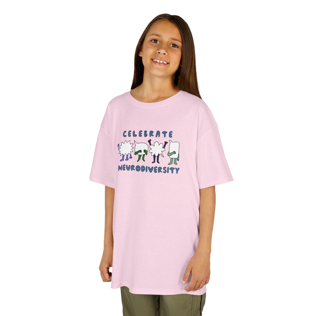 Kids Tee — Celebrate Neurodiversity: Speech Bubble Characters