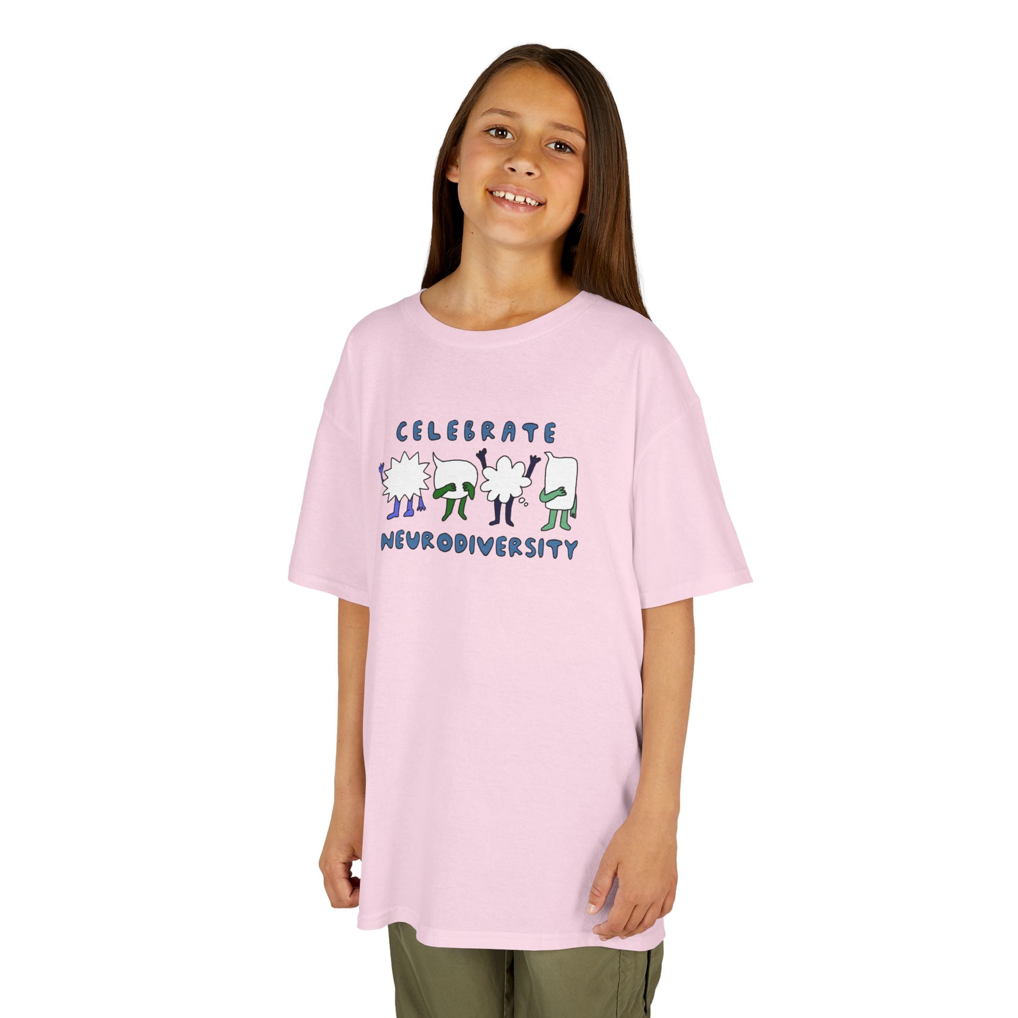 Kids Tee — Celebrate Neurodiversity: Speech Bubble Characters