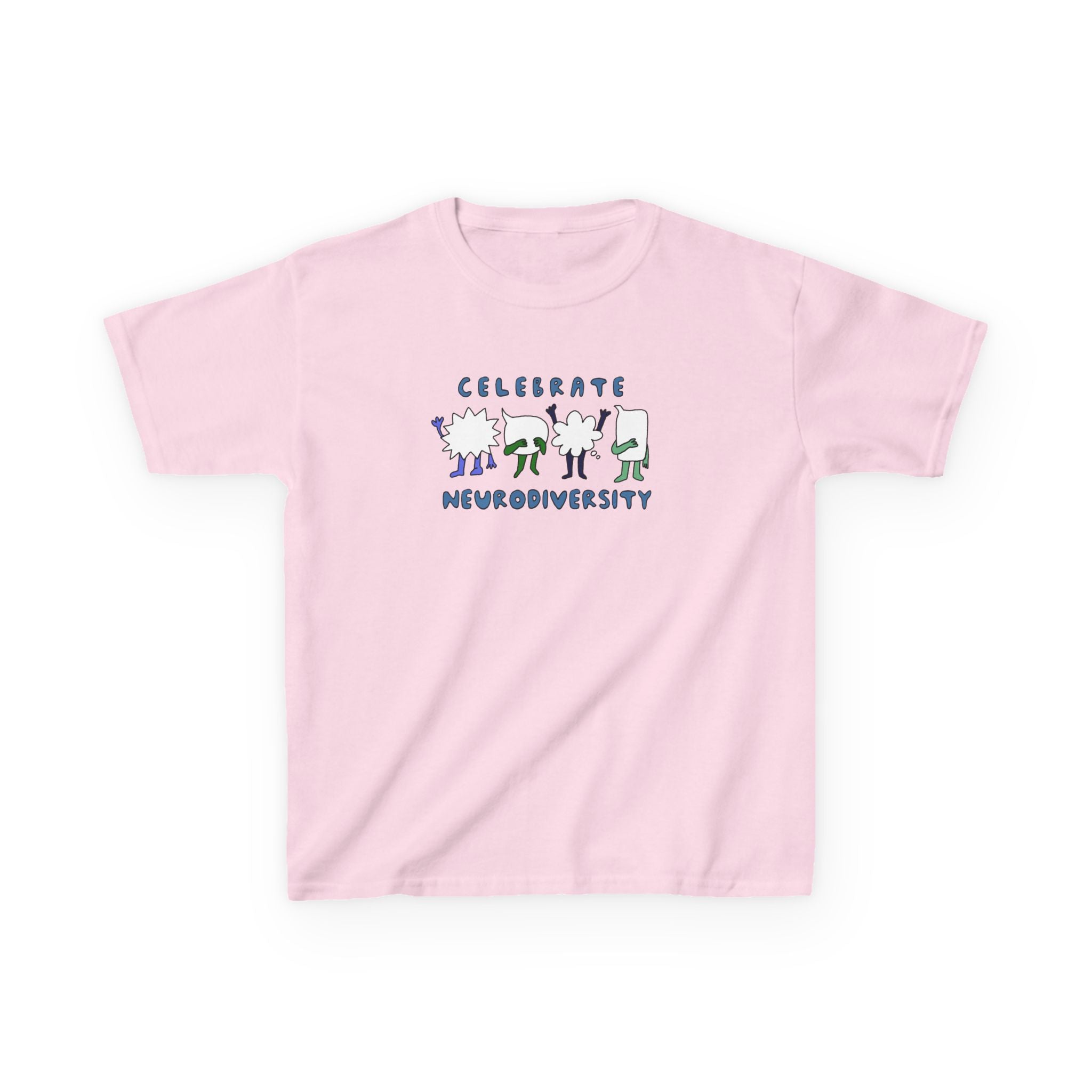 Kids Tee — Celebrate Neurodiversity: Speech Bubble Characters