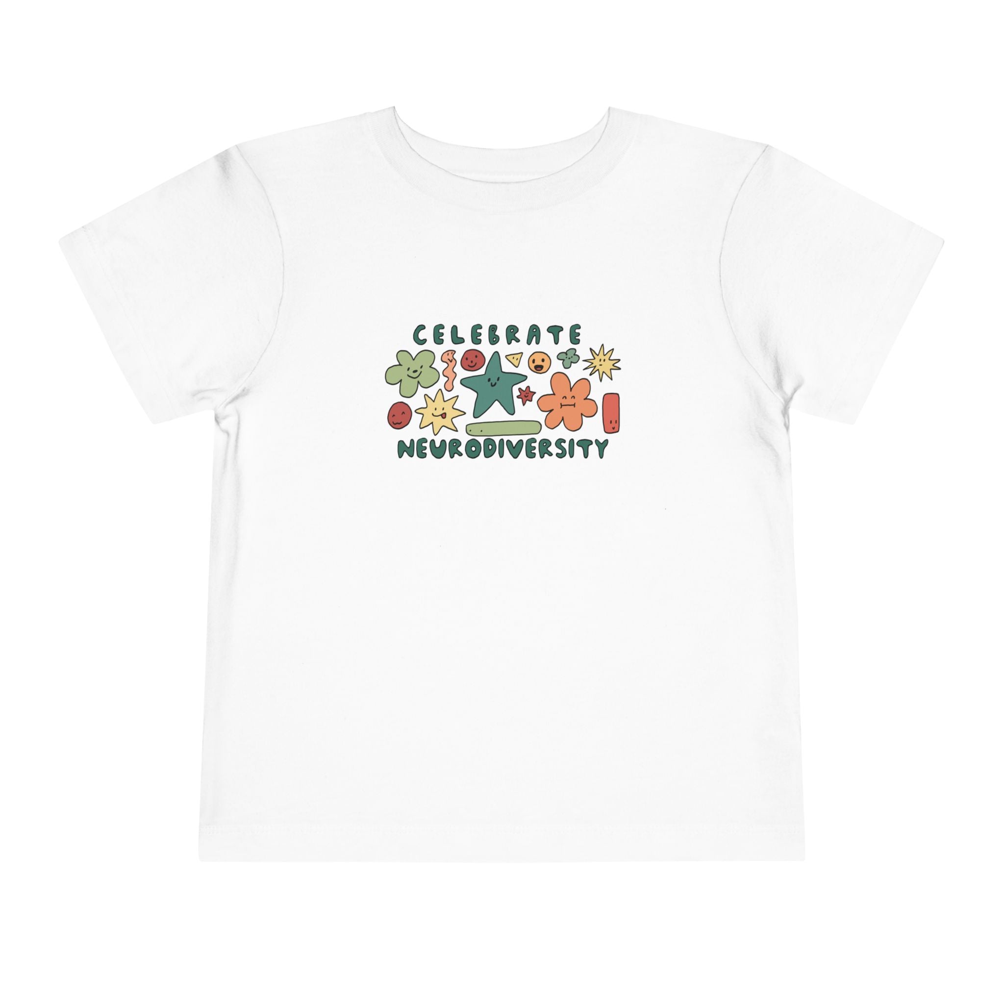 Toddler Tee - Celebrate Neurodiversity: Different Brains, Different Strengths