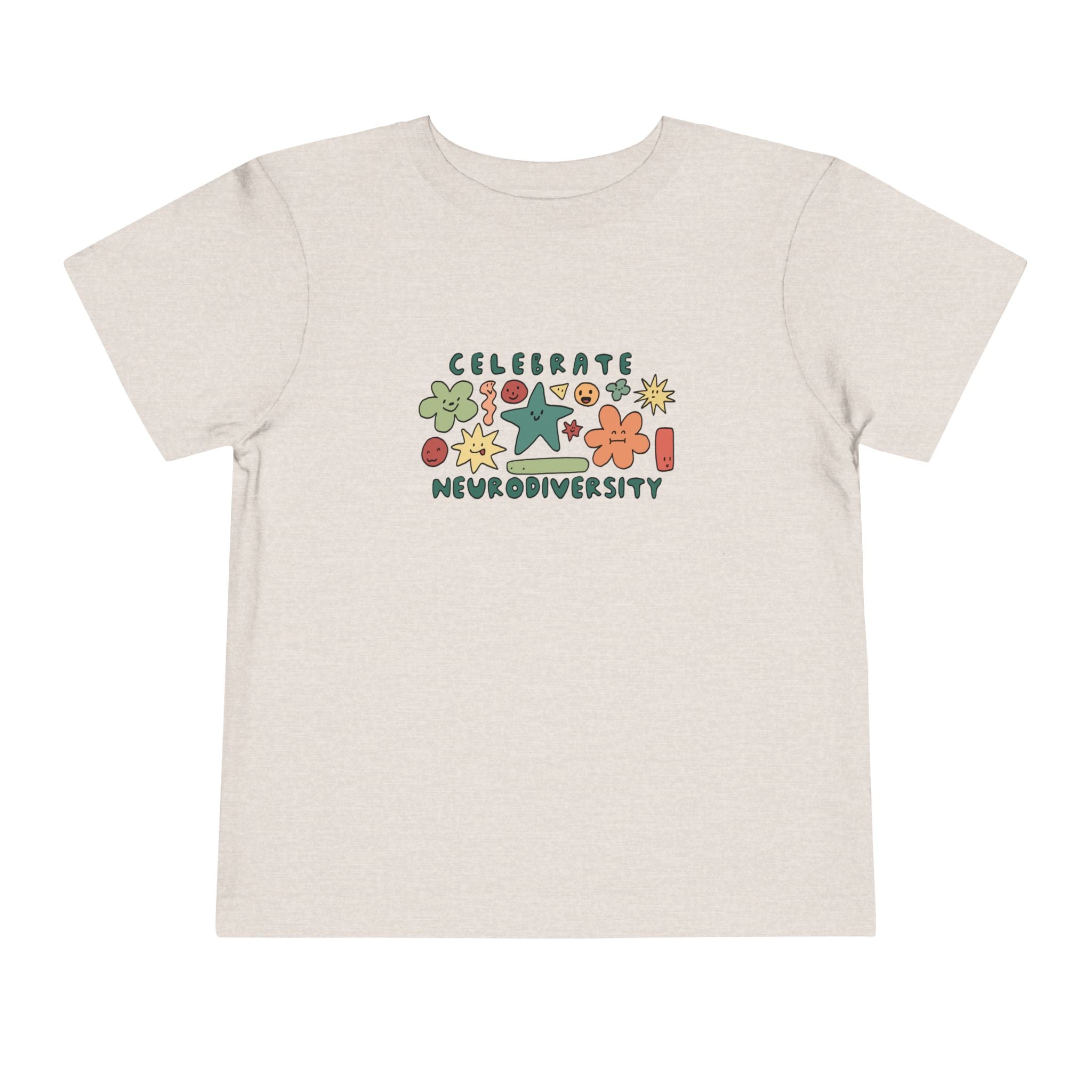 Toddler Tee - Celebrate Neurodiversity: Different Brains, Different Strengths