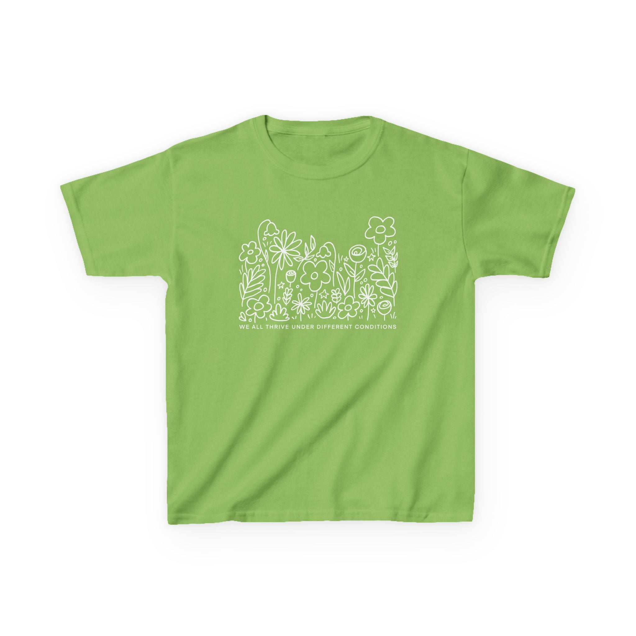 Thrive in Different Conditions — Cute Garden Graphic Children's T‑Shirt