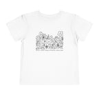 Thrive in Different Conditions — Cute Doodle Flowers Toddler Tee