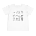 Toddler Tee — Cute Emoji Sign Language Chart Shirt for Kids