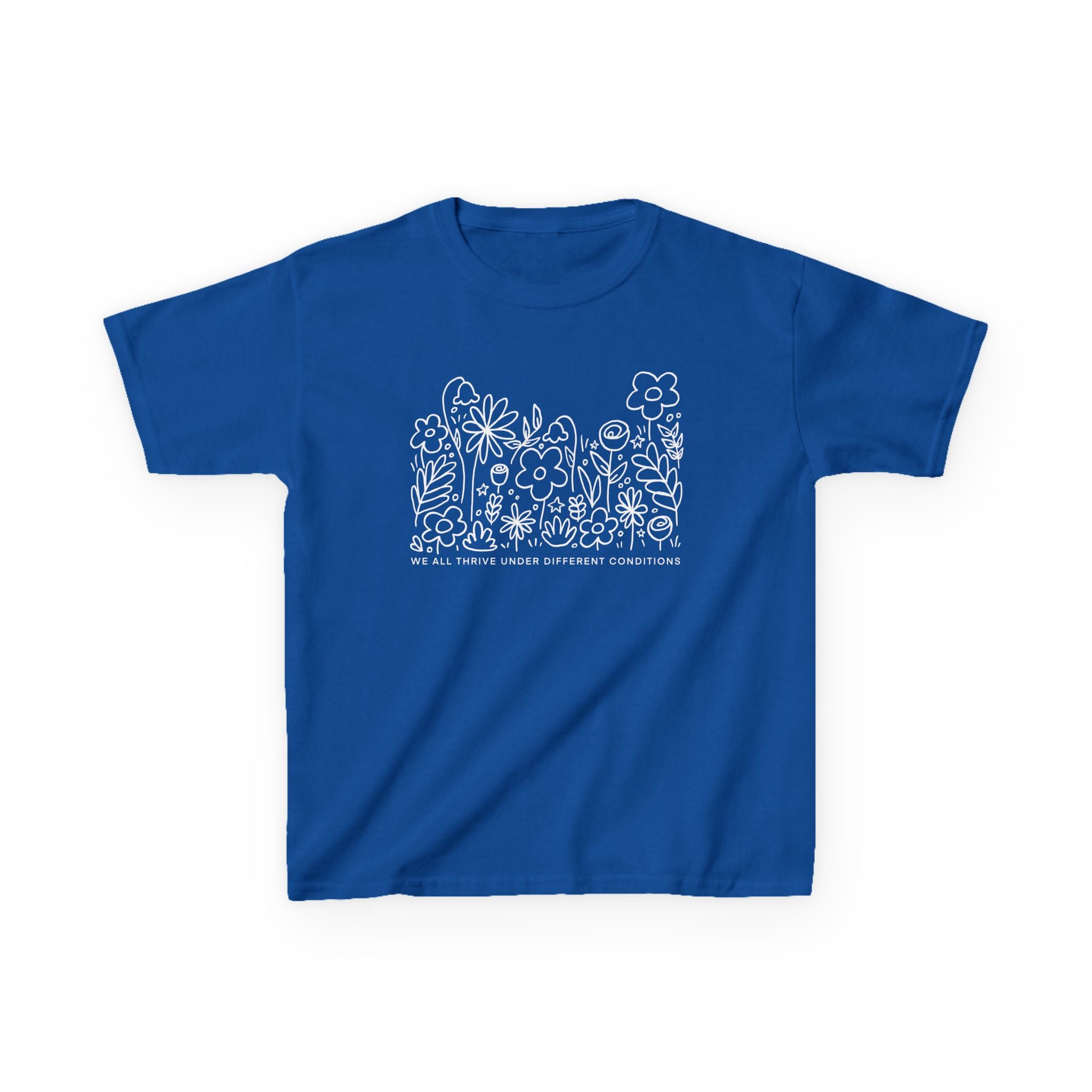 Thrive in Different Conditions — Cute Garden Graphic Children's T‑Shirt