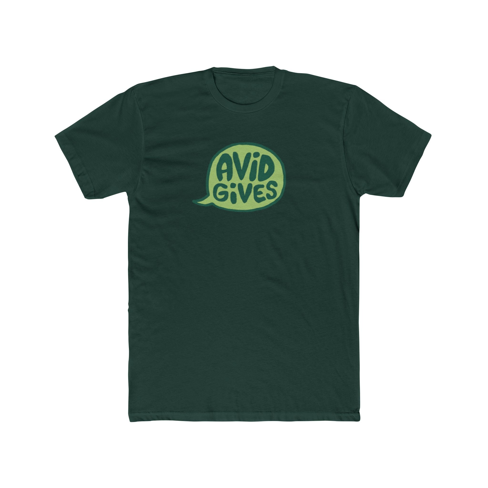 Avid Gives Green Speech Bubble Tee