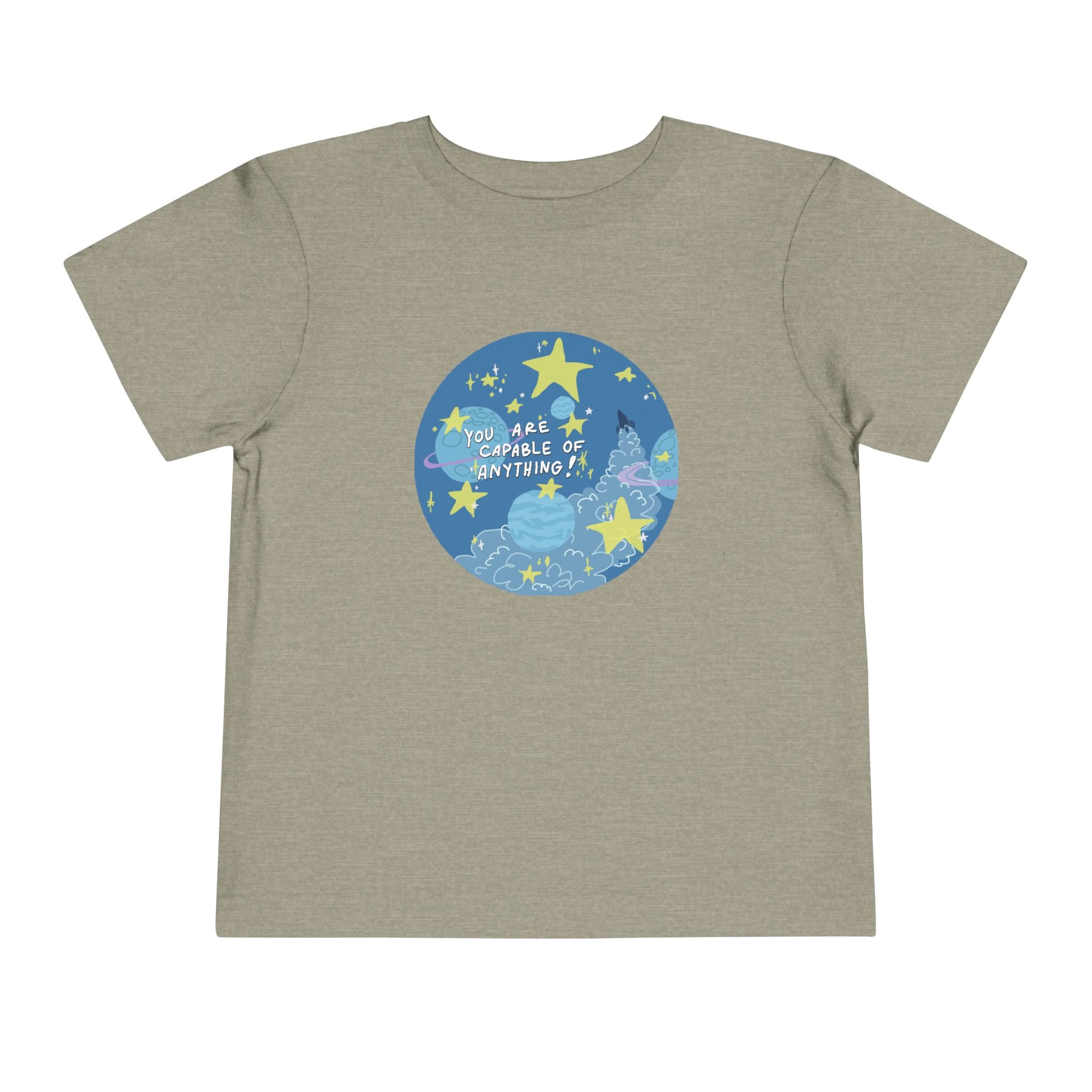 Toddler T-shirt - You Are Capable of Anything - Heavy Cotton™ Shirt