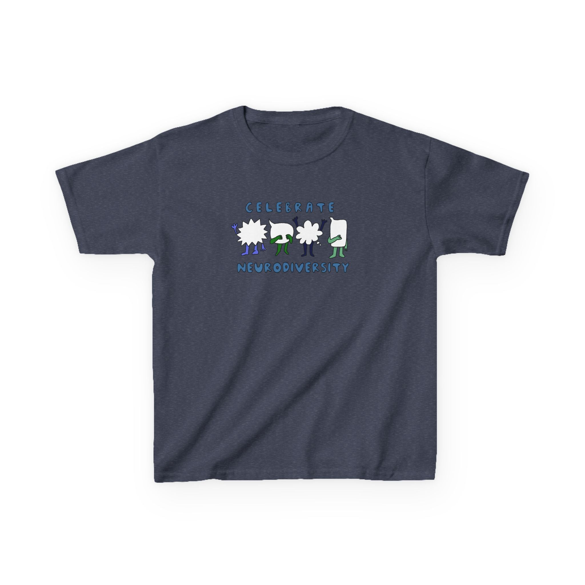 Kids Tee — Celebrate Neurodiversity: Speech Bubble Characters