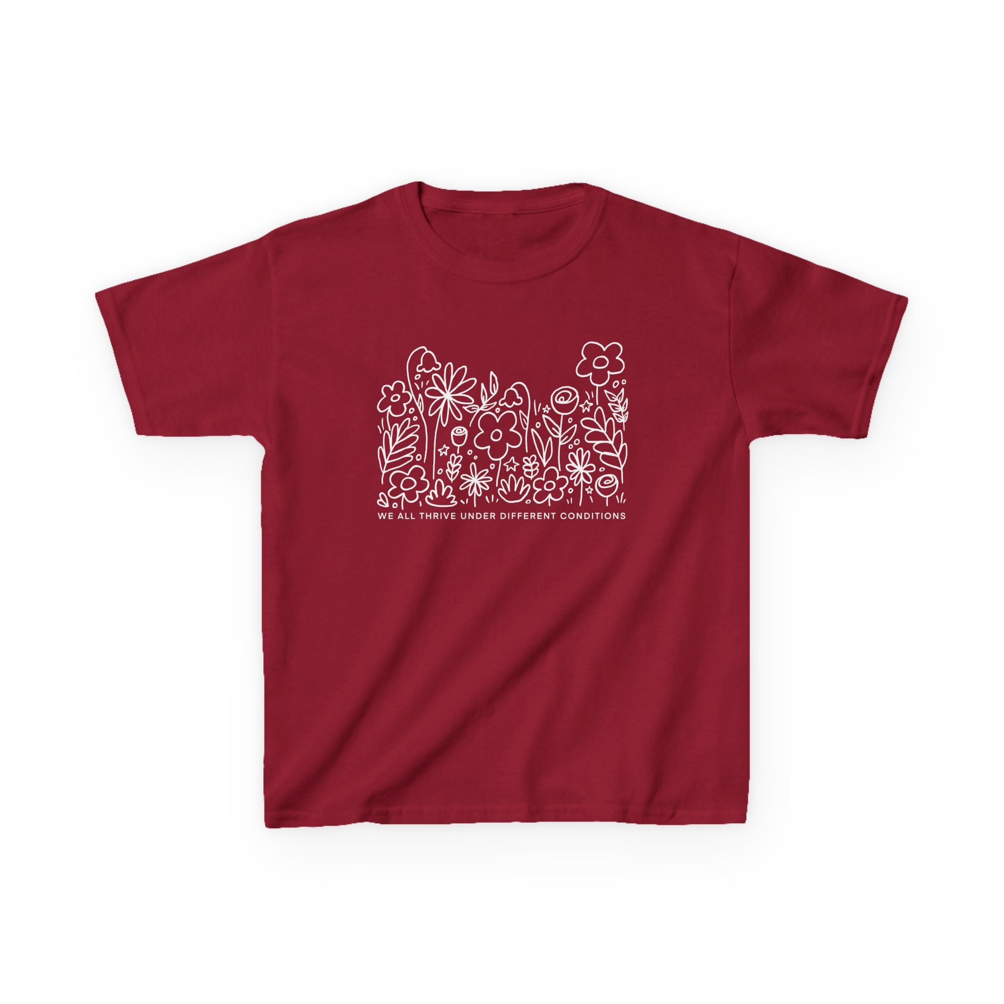 Thrive in Different Conditions — Cute Garden Graphic Children's T‑Shirt