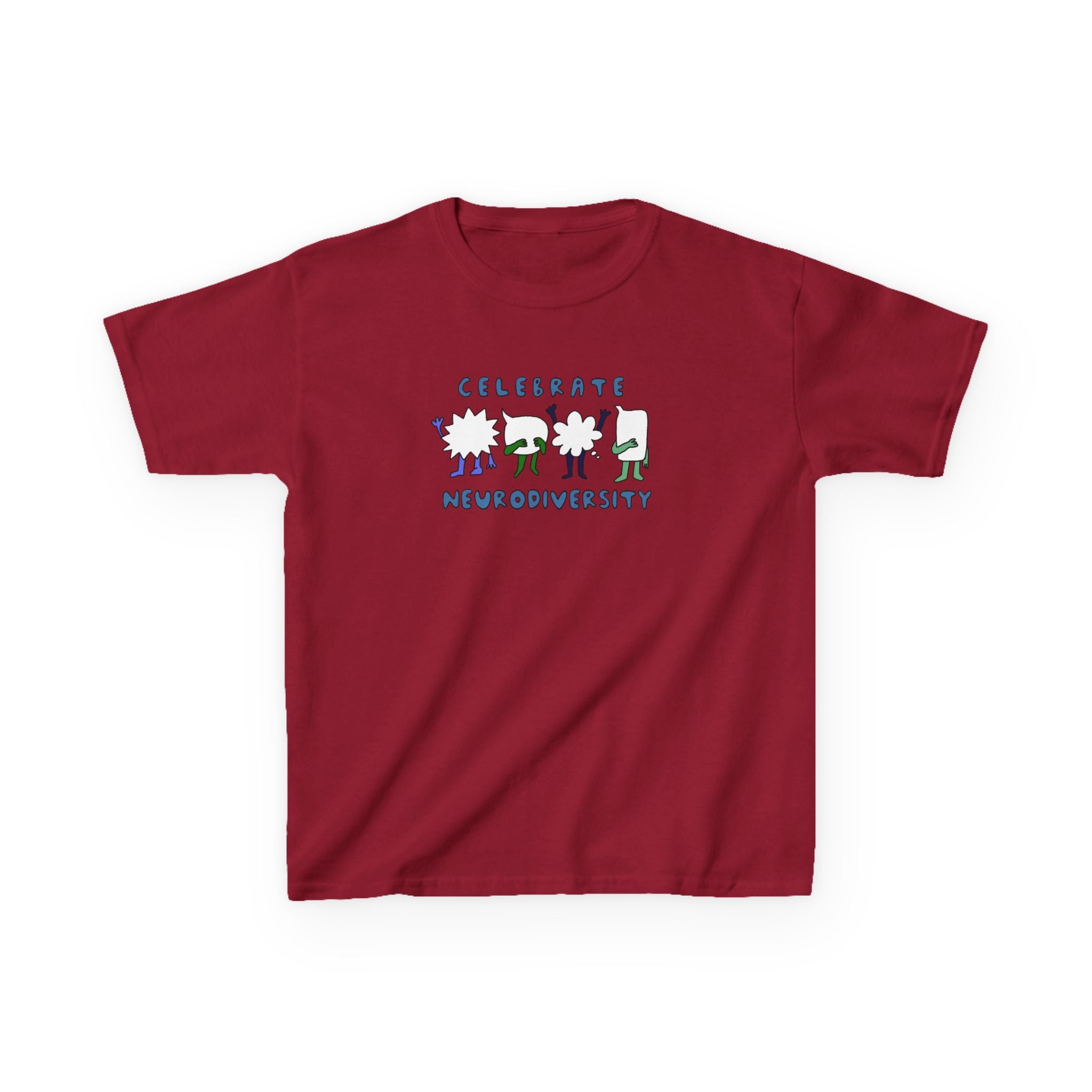 Kids Tee — Celebrate Neurodiversity: Speech Bubble Characters
