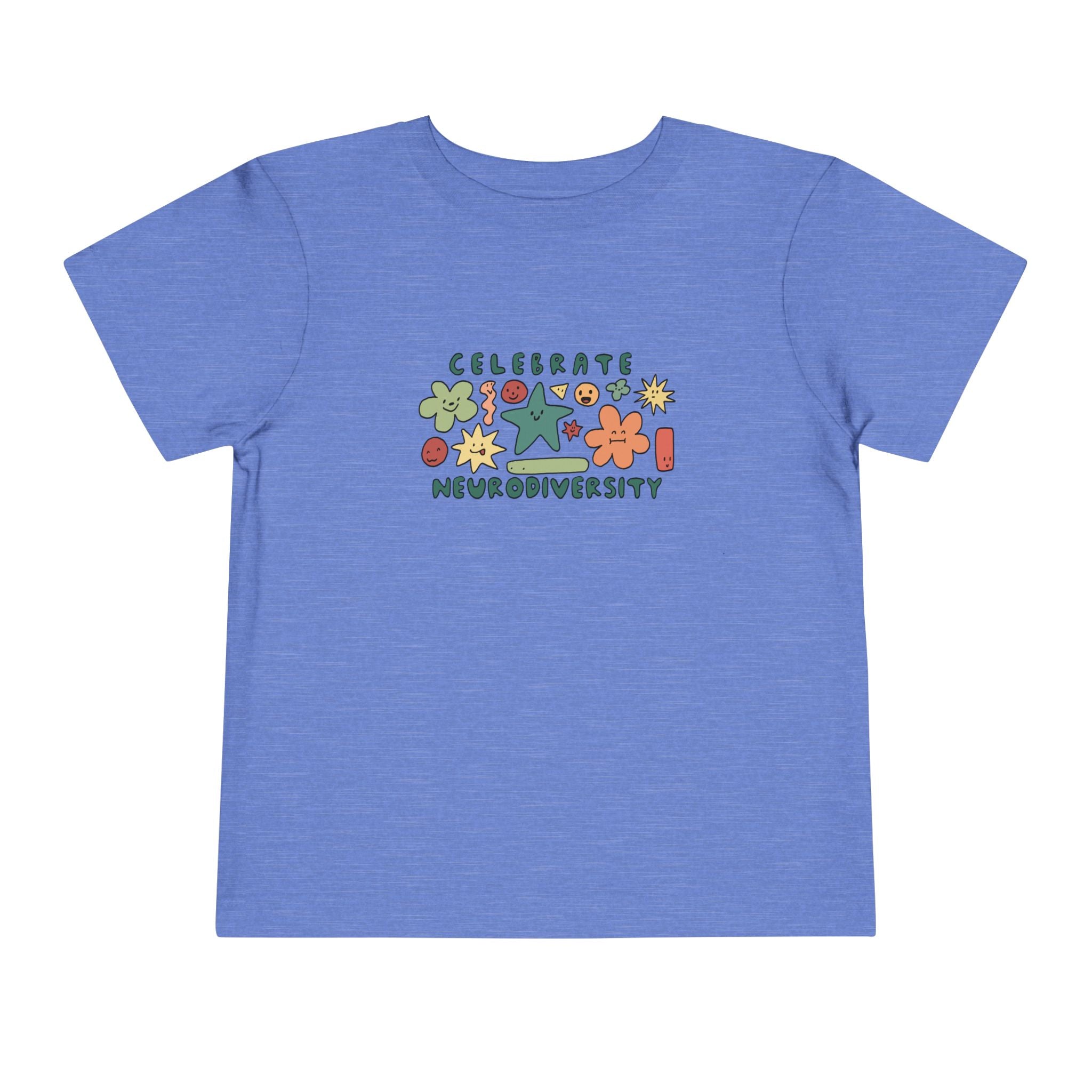 Toddler Tee - Celebrate Neurodiversity: Different Brains, Different Strengths