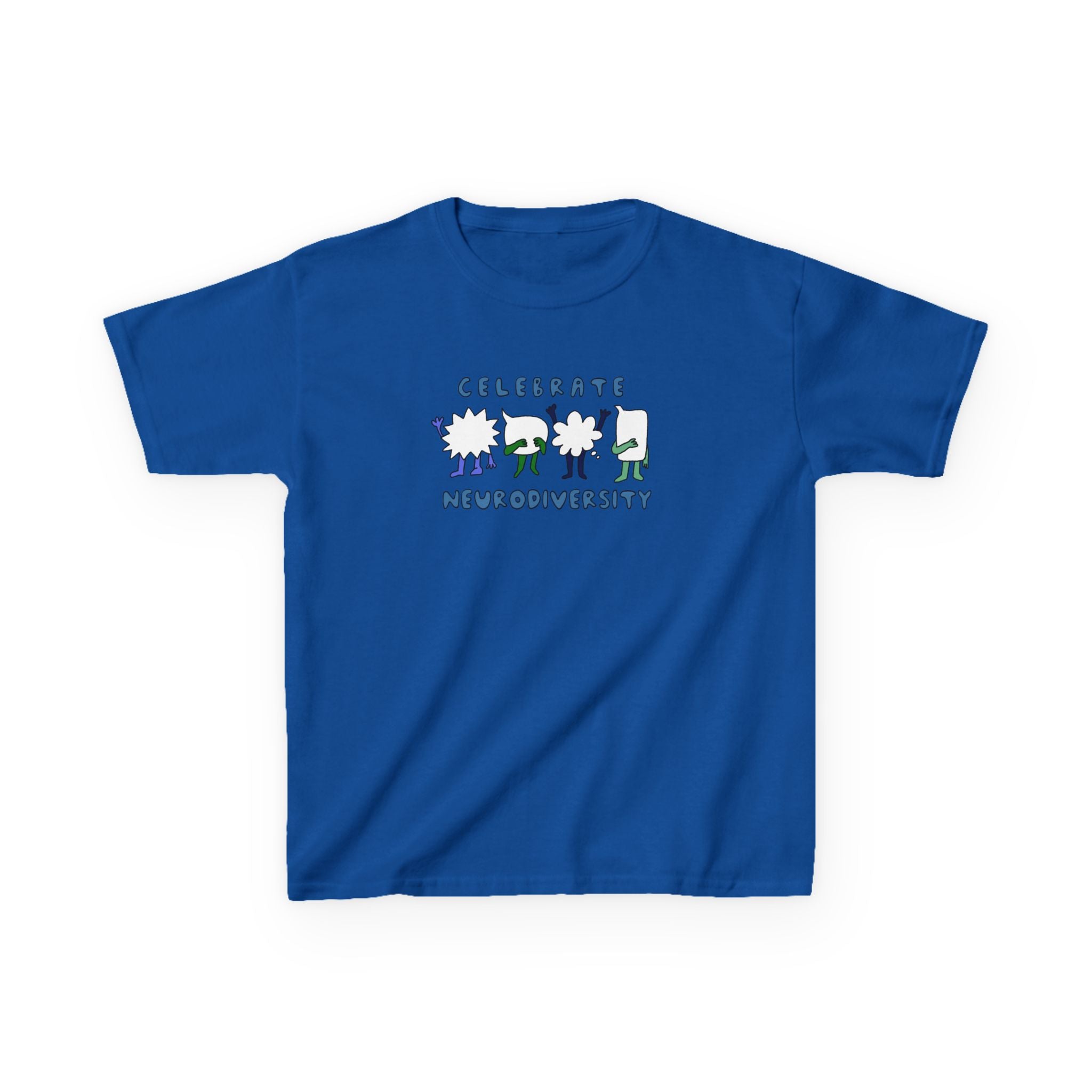 Kids Tee — Celebrate Neurodiversity: Speech Bubble Characters