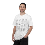 ASL Graphic T-Shirt — Simple Sign Language Icons Tee