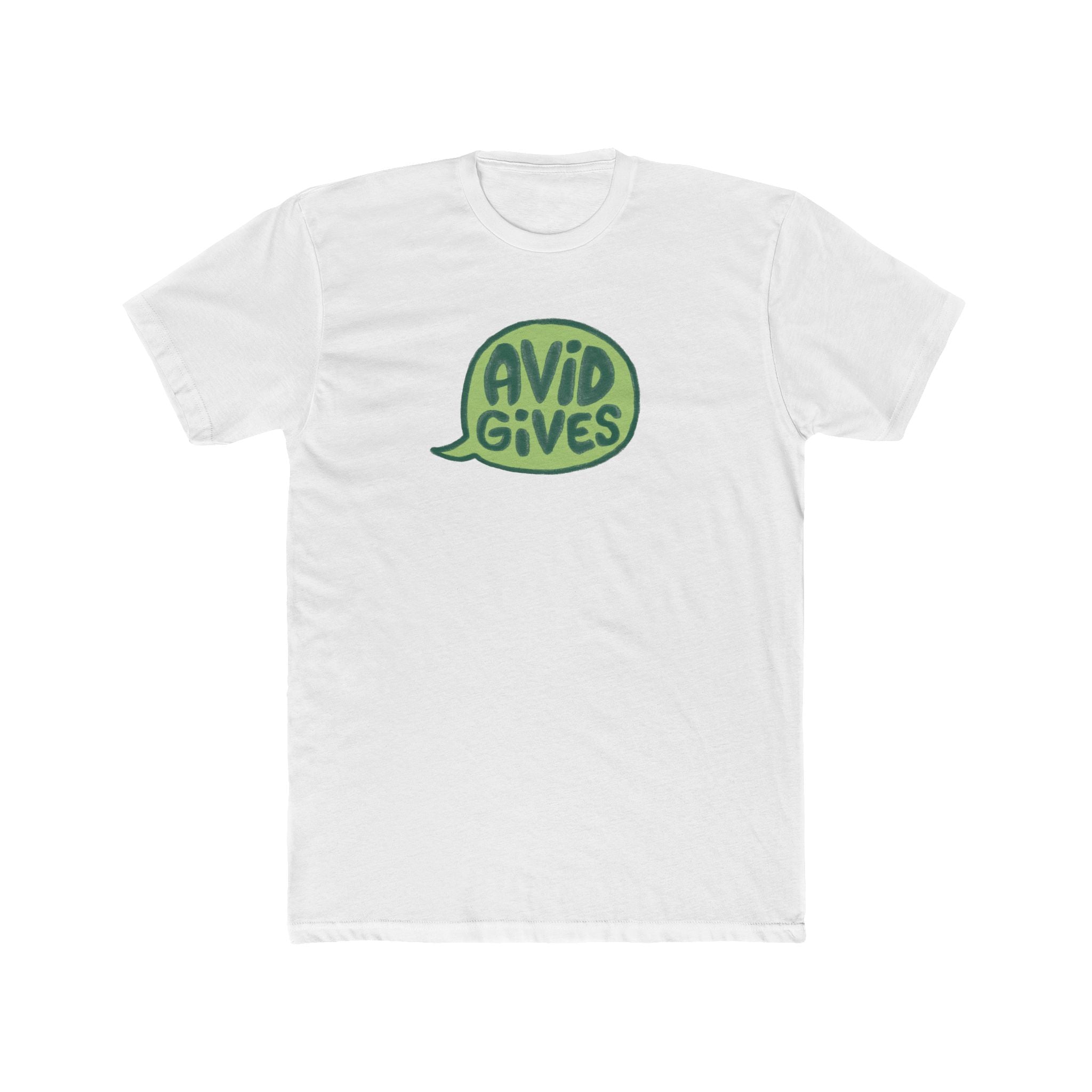 Avid Gives Green Speech Bubble Tee