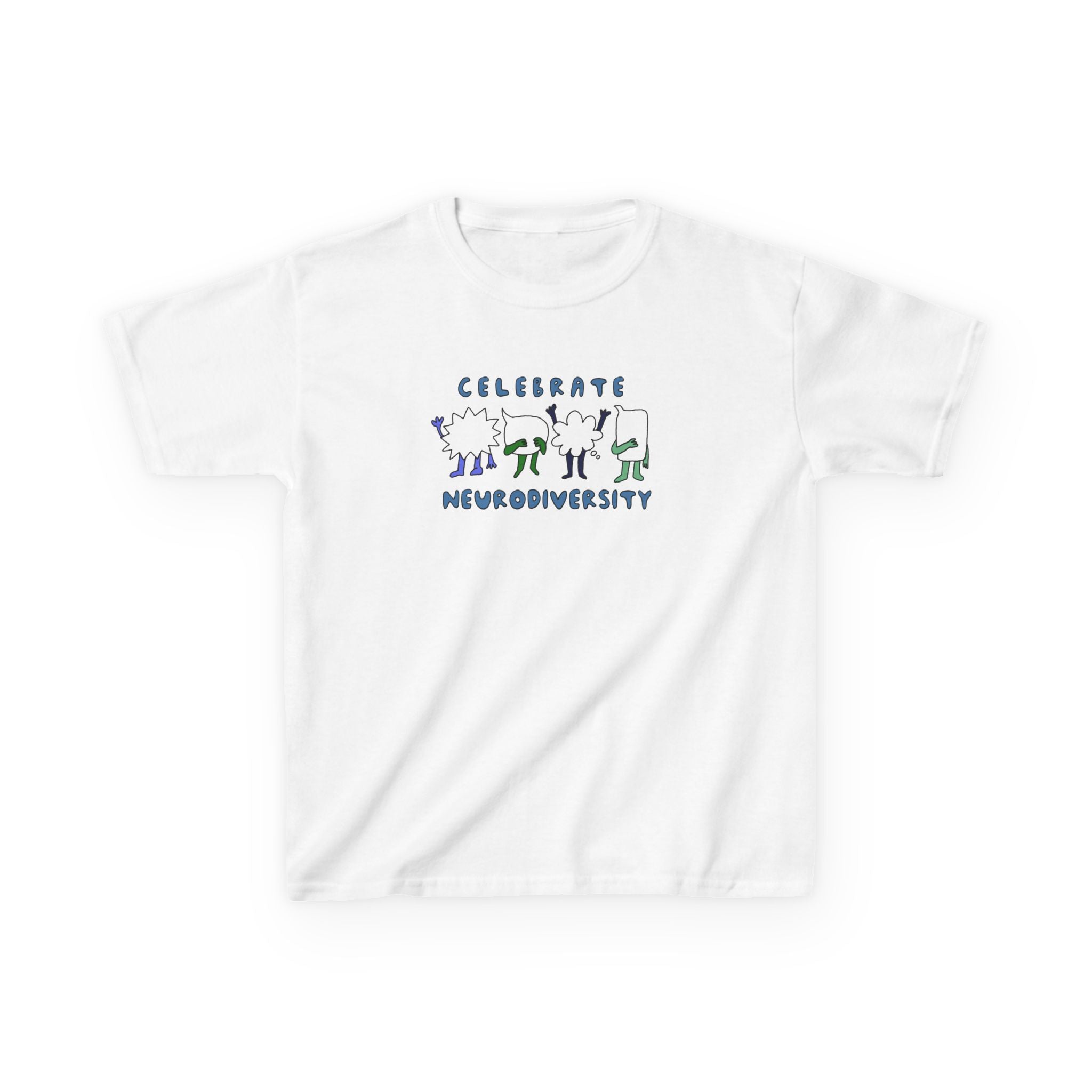 Kids Tee — Celebrate Neurodiversity: Speech Bubble Characters