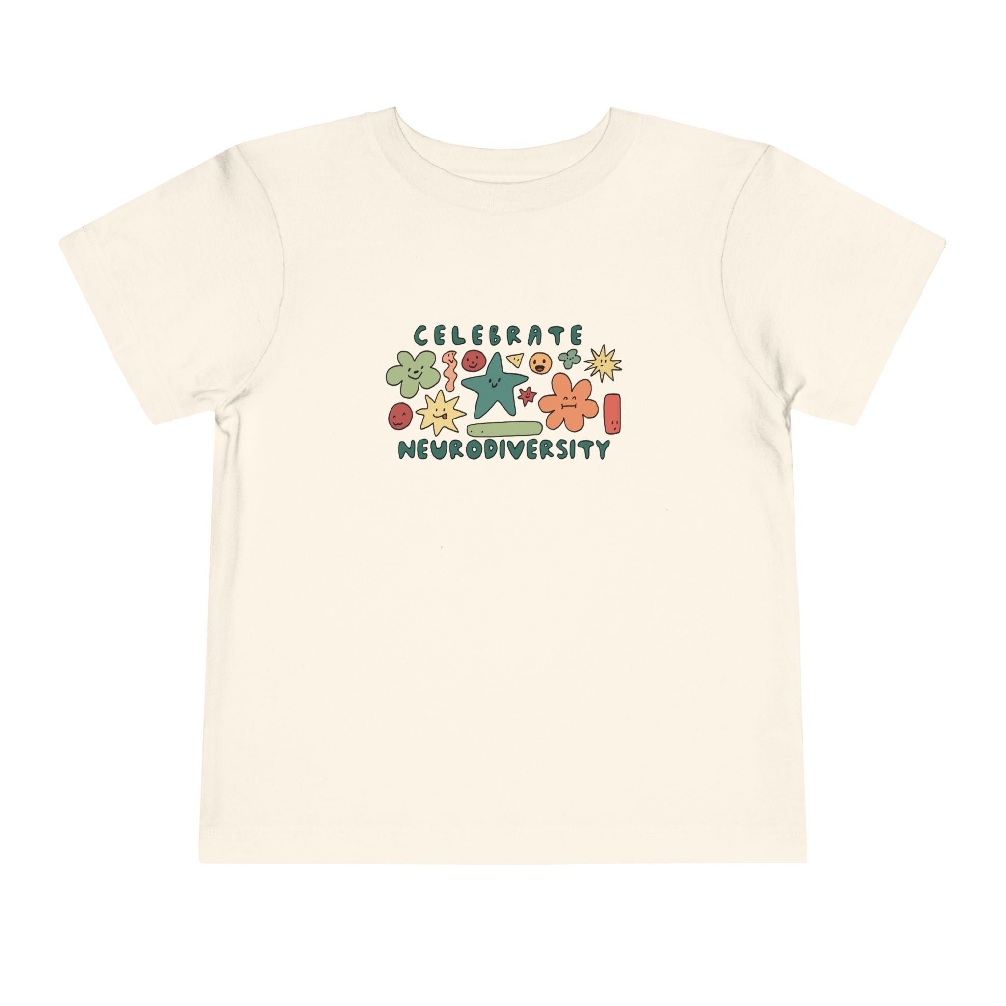 Toddler Tee - Celebrate Neurodiversity: Different Brains, Different Strengths