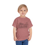 Thrive in Different Conditions — Cute Doodle Flowers Toddler Tee