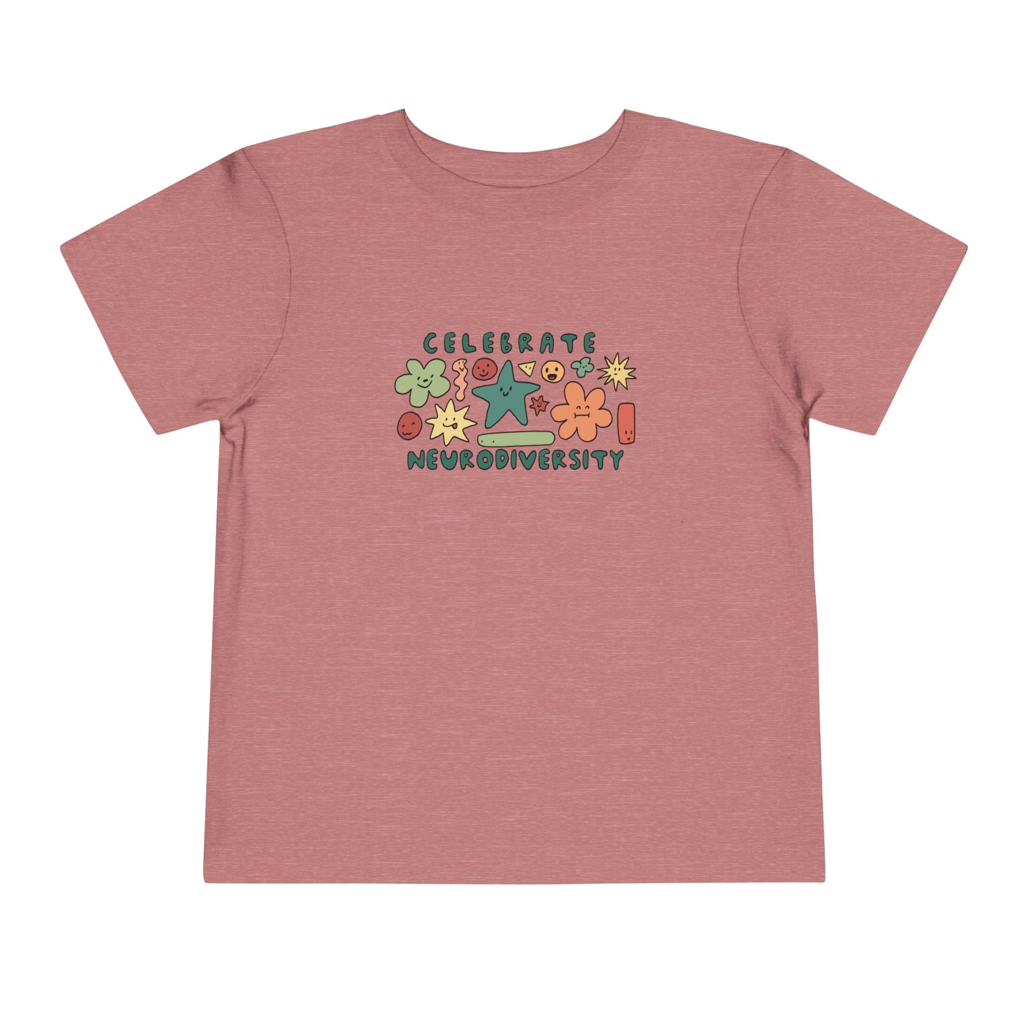 Toddler Tee - Celebrate Neurodiversity: Different Brains, Different Strengths