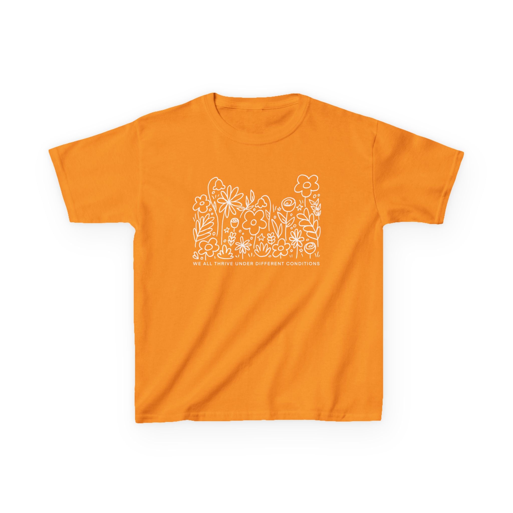 Thrive in Different Conditions — Cute Garden Graphic Children's T‑Shirt