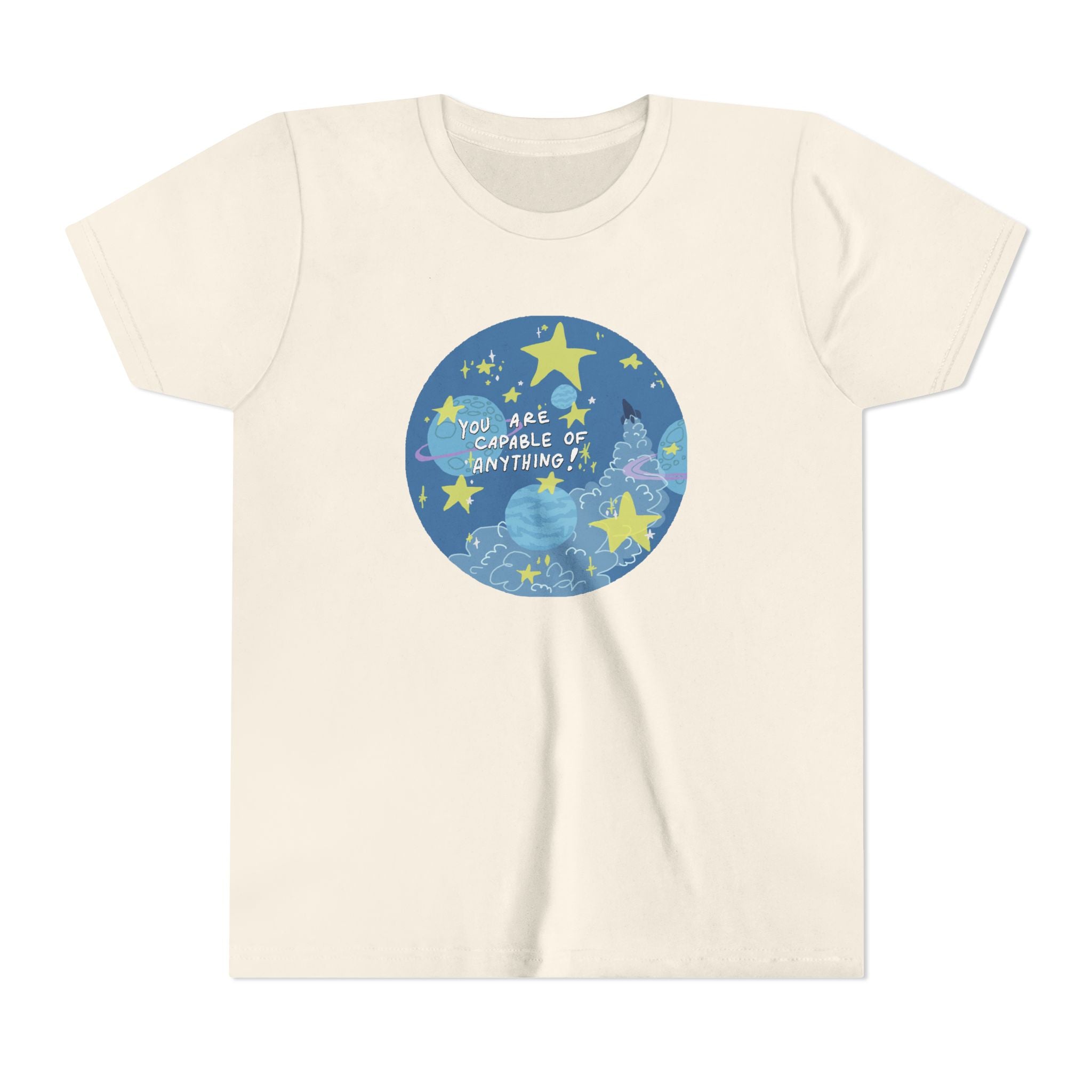Kids Tee — "You Are Capable Of Anything"